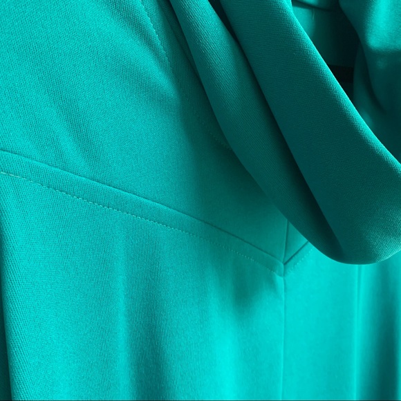 Vintage 1970s Cowl Neck Women’s MIDI Size 16 Dress - Picture 6 of 14